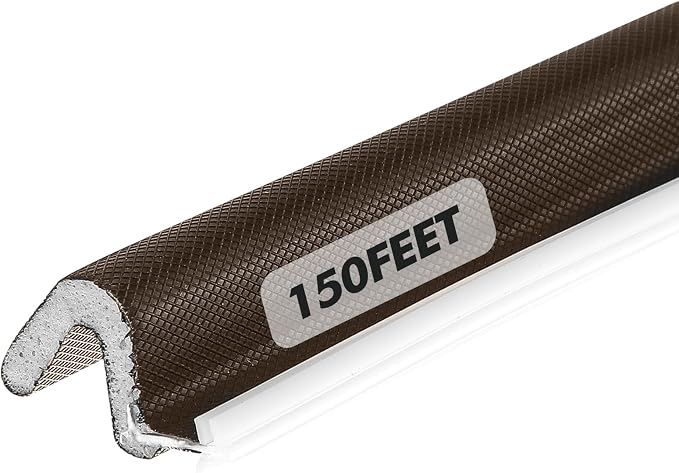BBTO Weather Stripping Door Window Seal V-Shaped Foam Kerf, 150 Feet, by BBTO