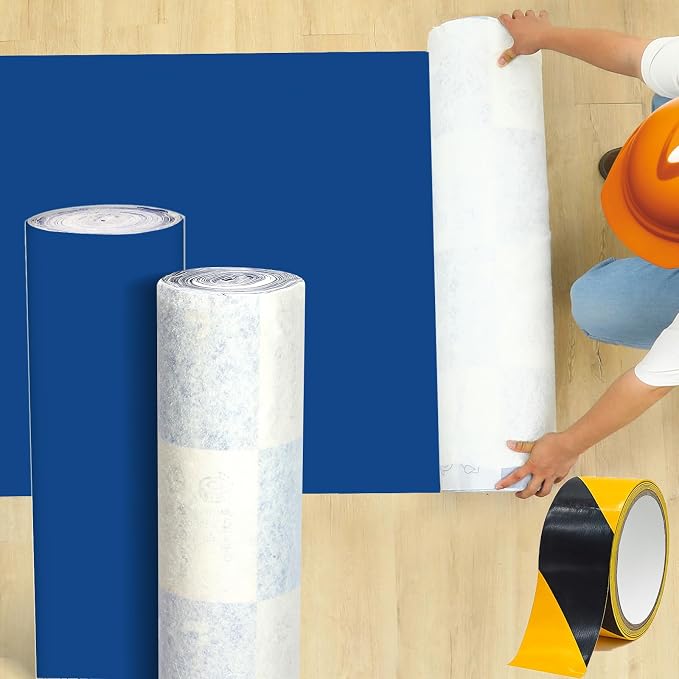 40" x100' Floor Protection Film Roll by LQDMAER