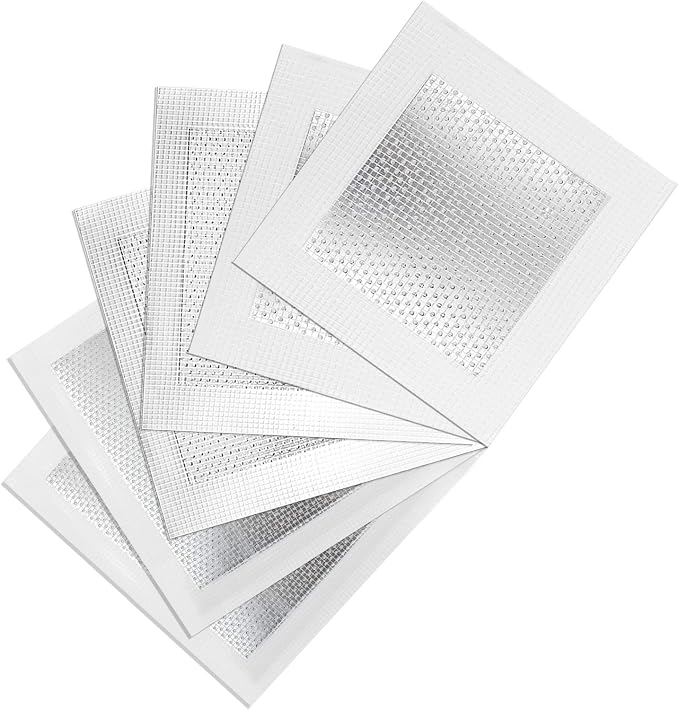 12pcs 4/6/8 Inch Drywall Repair Patch | Patch Mesh, Screen Patch Repair by Seimneire