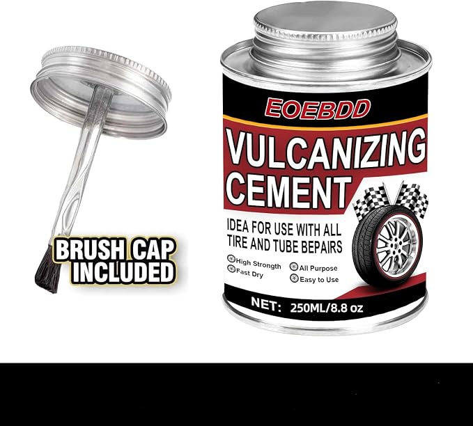 Chemical Vulcanizing Cement 250ML/8.8 FL.Oz, Fast Dry Rubber Cement, All - Image 2