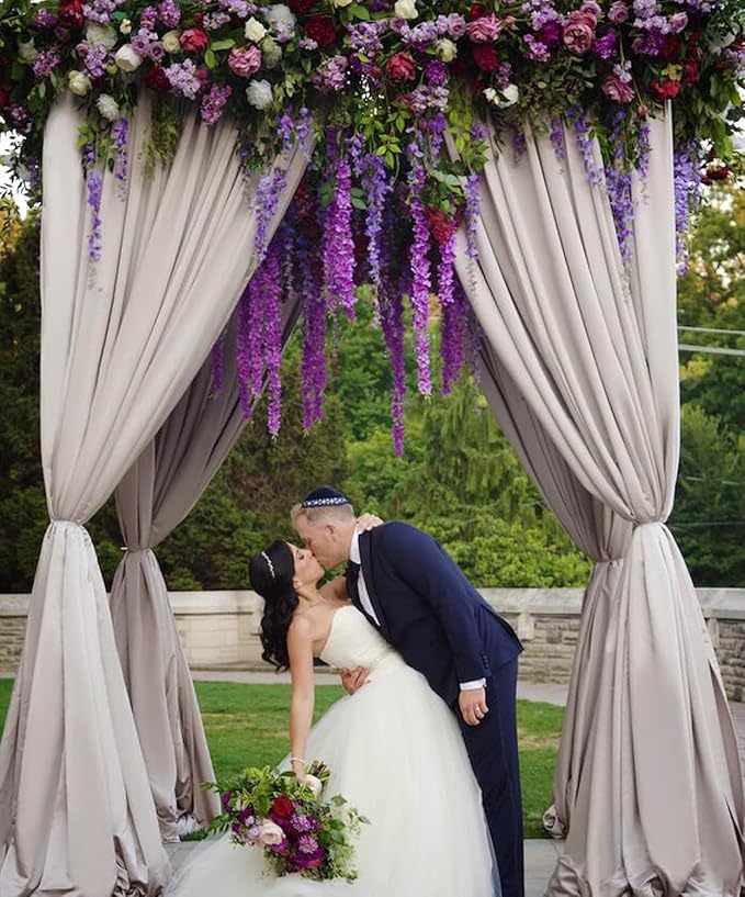 36pcs Artificial Wisteria Flowers 3.6 Feet/Piece Purple Dense Artificial Fake - Image 5