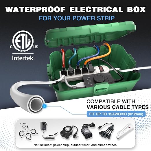 Large Outdoor Electrical Box Waterproof, - Image 2
