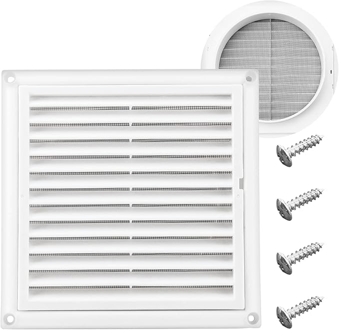 6 Inch Outside Dryer Vent Cover Hood by Funmit