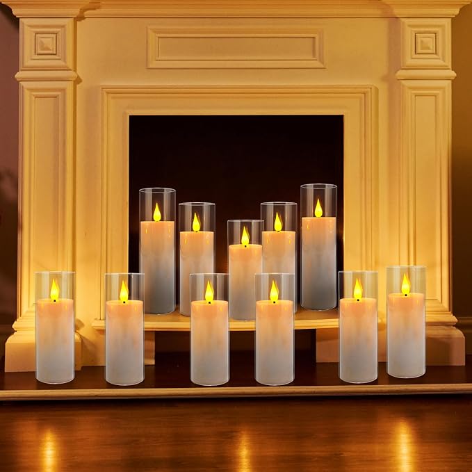 24 Pcs Acrylic LED Flameless Candles - Image 2