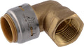 SharkBite Max 90 Degree Female Adapter Elbow, 3/4 Inch Push-to-Connect x 3/4 by SharkBite
