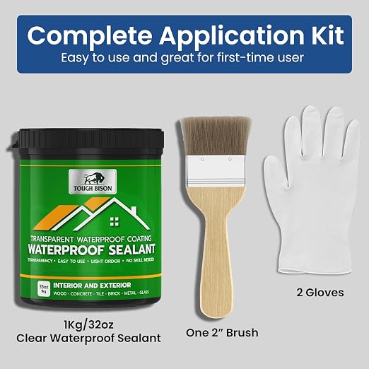 Clear Waterproof Sealant – Water-Based Transparent Waterproof Coating Acrylic - Image 8