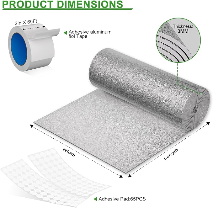 Reflective Insulation Sheet, Window Insulation - Image 6