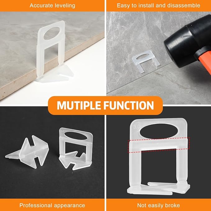 DGSL 4500 Pcs Tile Spacers 1/32 Inch, Tile Leveling System - Image 3
