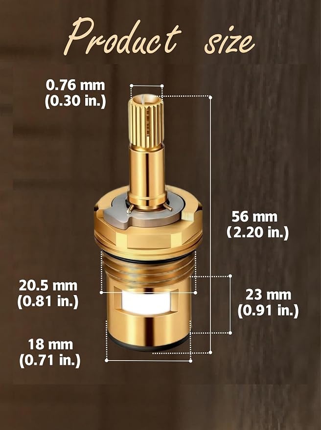 2 Pack Faucet Cartridge Compatible - Image 4
