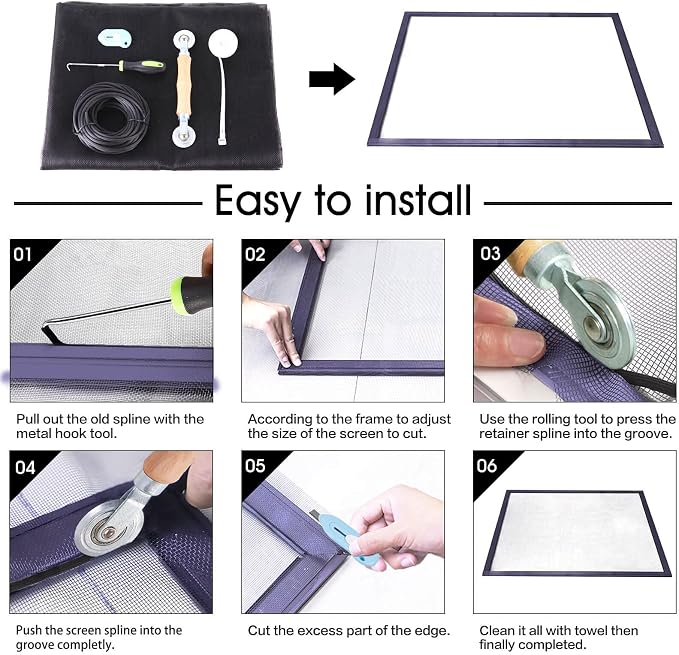Window Screen Repair Kit - Image 2