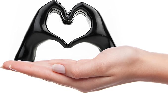 Small Heart Hands Sculpture Decor by Lynagert