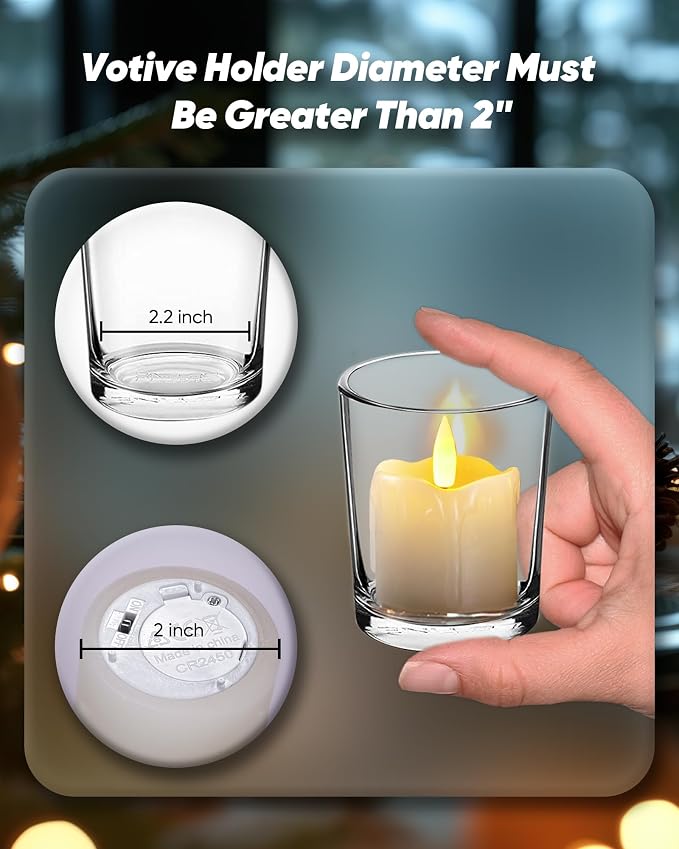 Homemory Flameless Votive Candles - Image 4