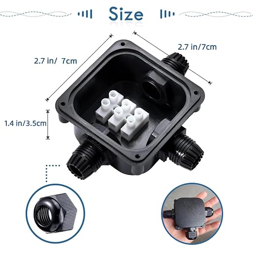 GWHOLE 4PCS Waterproof Outdoor Junction Box - Image 2