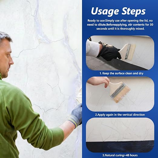 Waterproof Sealant 35 oz, Transparent Waterproof Coating, Water-Based Invisible - Image 4