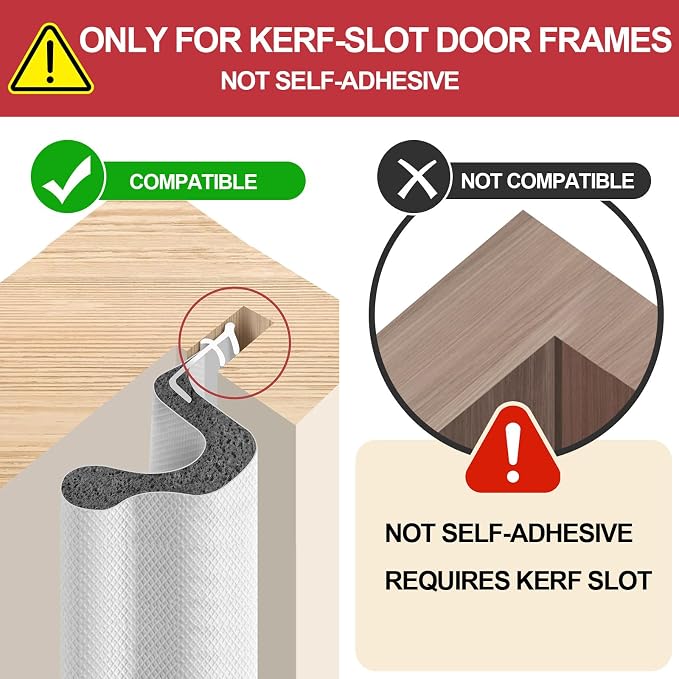 Litaibai Kerf Exterior Door Weather Stripping - Image 2