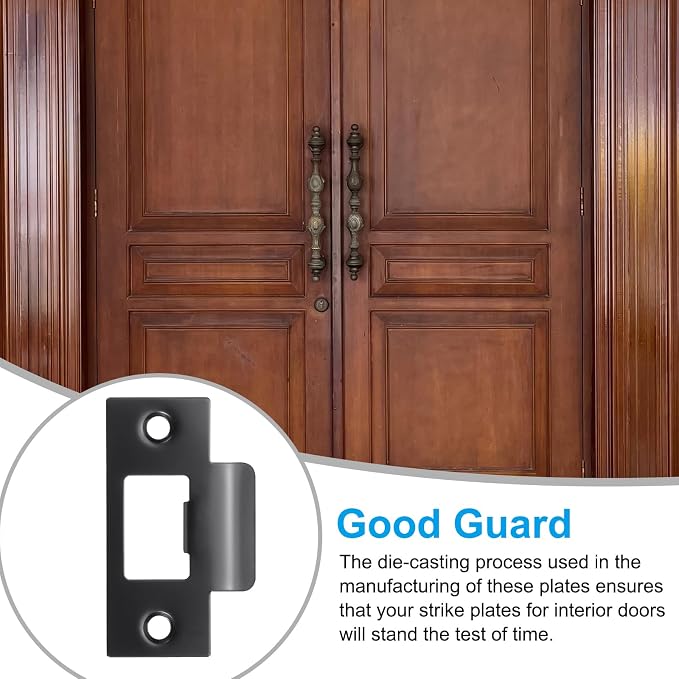 PATIKIL 2-3/4" Door Lock Strike Plate, Door Backplate - Image 5