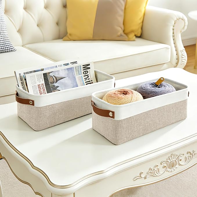 Small Fabric Storage Baskets, Decorative Basket - Image 7