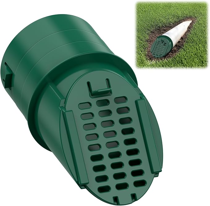 1 Pack 4" Slope Drainage Grate Cover, Rain Diverter, Drainage Grate Yard Drain by Lebenwell