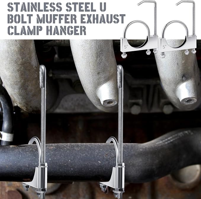1 Pcs 5 Inch Universal Exhaust Clamp - Image 5