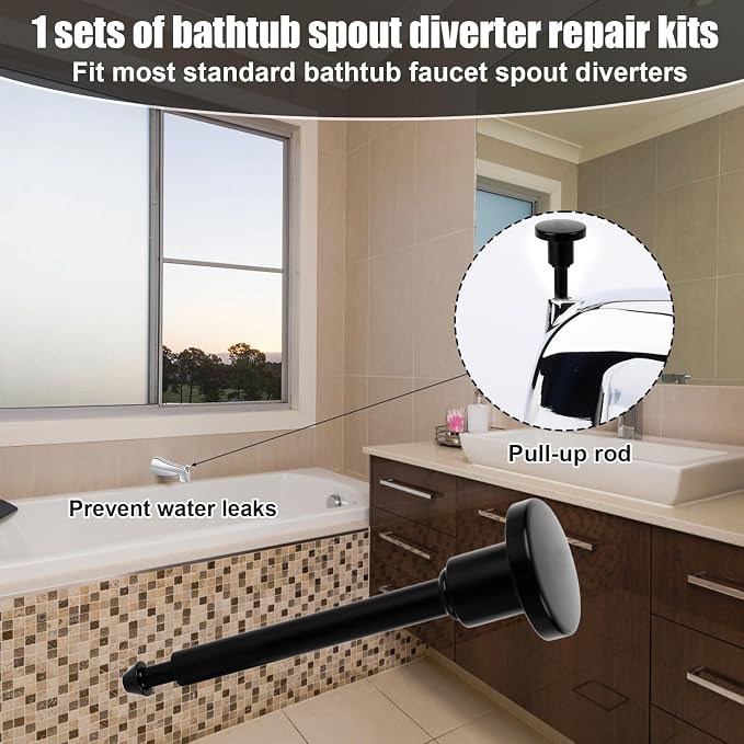 Tub Spout Diverter Repair Kit, Shower Diverter Valve Stems & Seal and Gates | - Image 6
