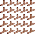 1/2" Drip Irrigation Barbed Tee Fitting, 25 Pack Drip Irrigation 3 Way Tee by Unknown