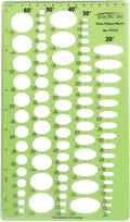 Pacific Arc Even Ellipse Master Template Guide, 79 Ellipses in 5 projections of by PacificArc