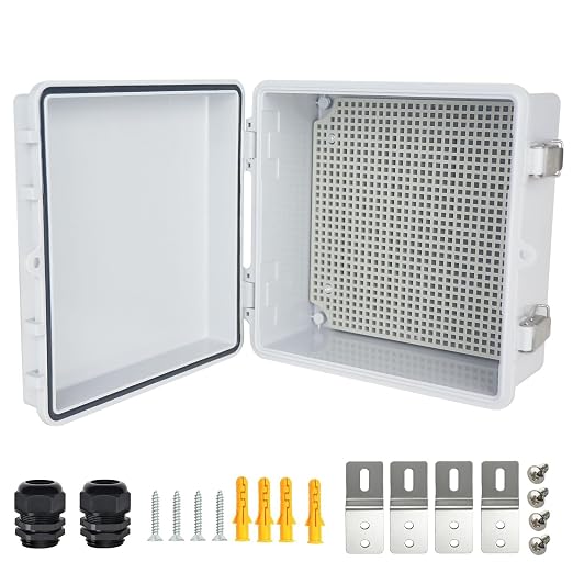 Electrical Junction Box, IP67 Waterproof Outdoor Box ABS Plastic Enclosure by Qukipet
