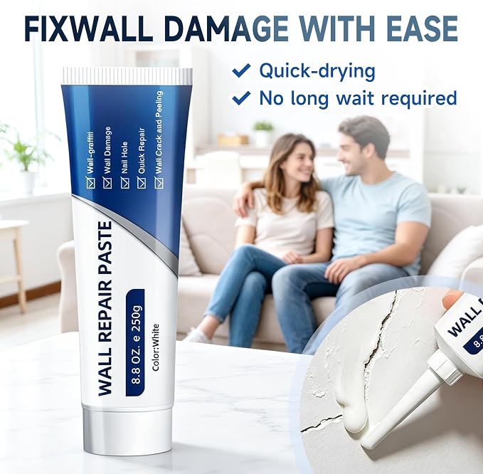 Drywall Repair Kit, 500 g Wall Mending Agent- 2 Pack, Wall Spackle Repair Kit - Image 3
