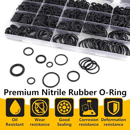 1040 PCS 21 Size O Ring Assortment Kit, Industrial-Grade Nitrile Rubber O-Rings - Image 5