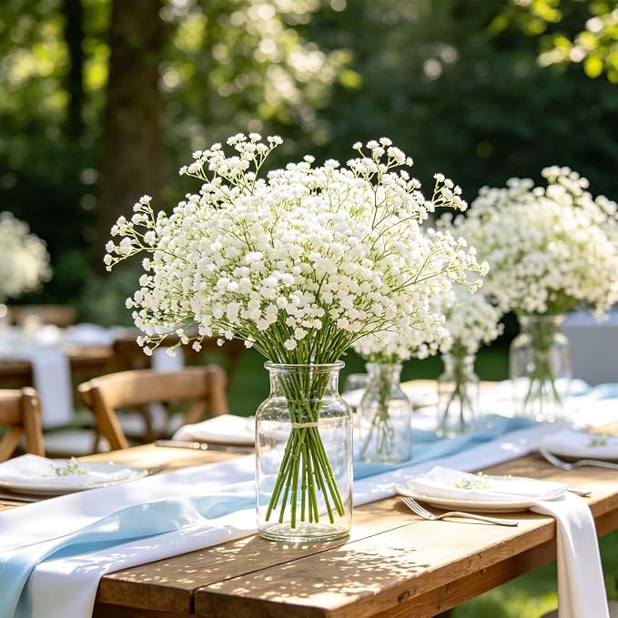 90Pcs Babys Breath Artificial Flowers, Baby Breath Flowers Artificial Bulk | - Image 7