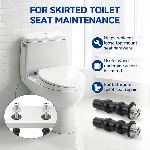 THU651 Toilet Seat Mounting Bolts Hardware Kit Compatible - Image 7