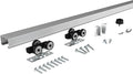 JUBEST 5FT Commercial Grade Pocket Door Hardware and Track Set, Sliding Door by JUBEST
