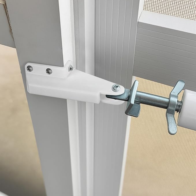 Nuanchu 2 Pack Screen Door Closer Bracket Storm Hardware Replacement Post Jamb - Image 5