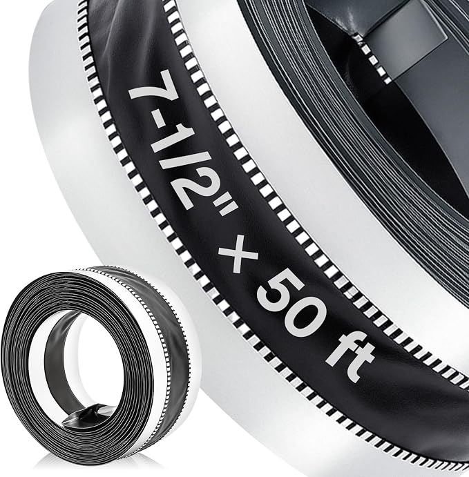 Zonon 7-1/2 x 50 ft Vinyl Flexible Duct Connector Canvas Duct Connector Roll by Zonon