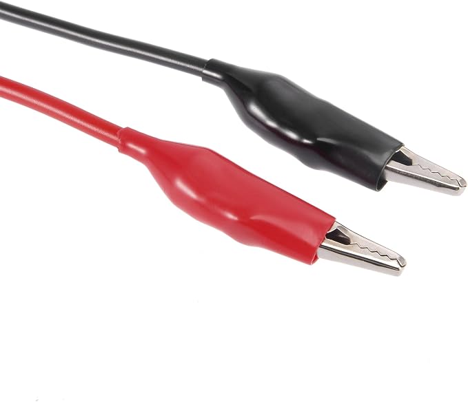 uxcell Double Ended Test Lead Alligator Clip 1.3meter Long 2Pcs | Wire Jumper - Image 4