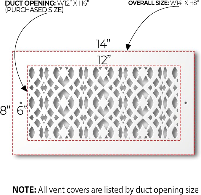 SABA Home Decor Air Vent Cover Grille - Image 2