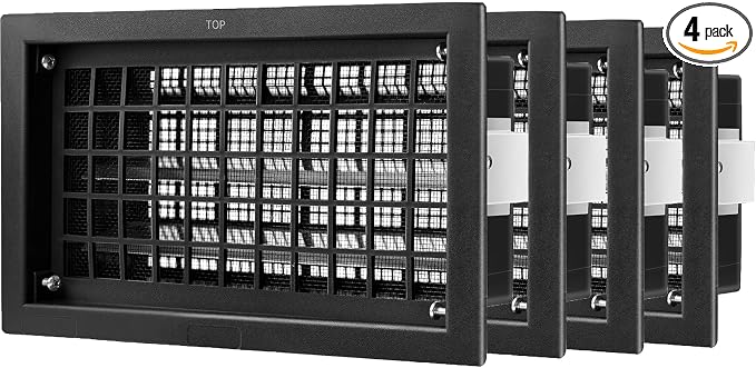 Crawl Space Foundation Vent Cover Automatic 8x16 Inch by Unknown
