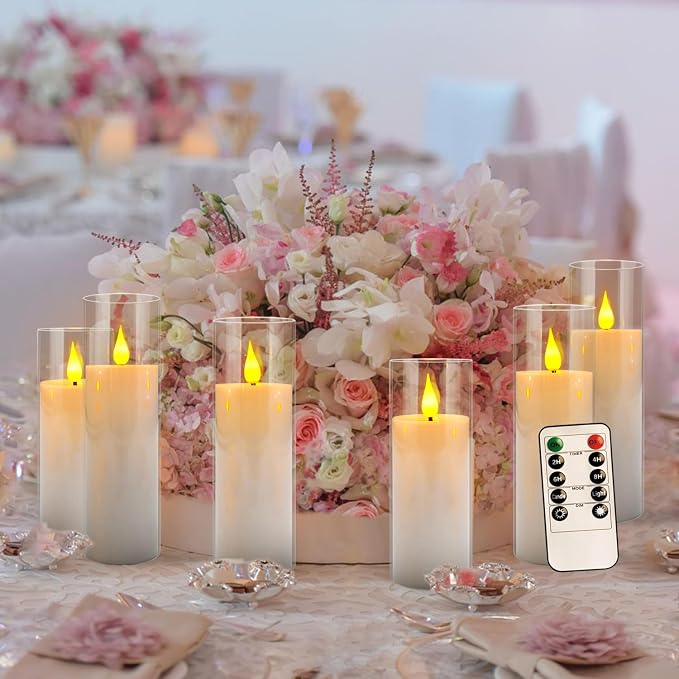 24 Pcs Acrylic LED Flameless Candles - Image 4