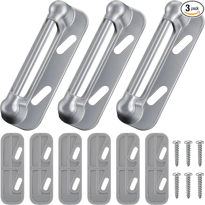 Enhon 3 Pack Screen Door Spring Strike Plate | Spring Loaded Screen and Storm by Clickhere