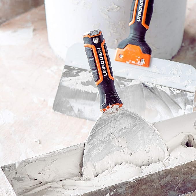 VANQUISH 8 Inch Stainless Steel Drywall Taping Knife Scraper - Image 3