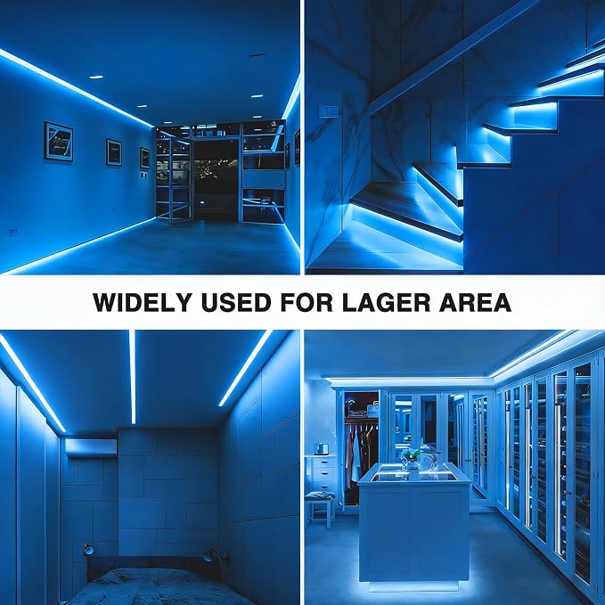 ZSLAIFU 5V USB LED Light Strip, COB LED Strip Lights, Ice Blue 5V LED Lights - Image 4