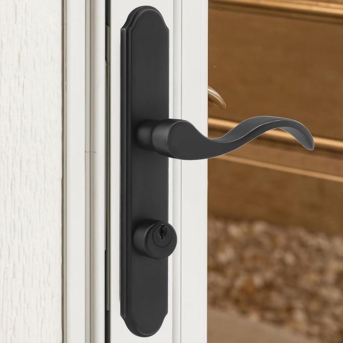 ReigaHood US Flat Slot Storm Door Handle Complete Set Fits - Image 7