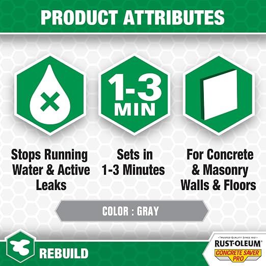 Rust-Oleum Concrete Saver Pro Hydraulic Cement, 20 lb - Image 7