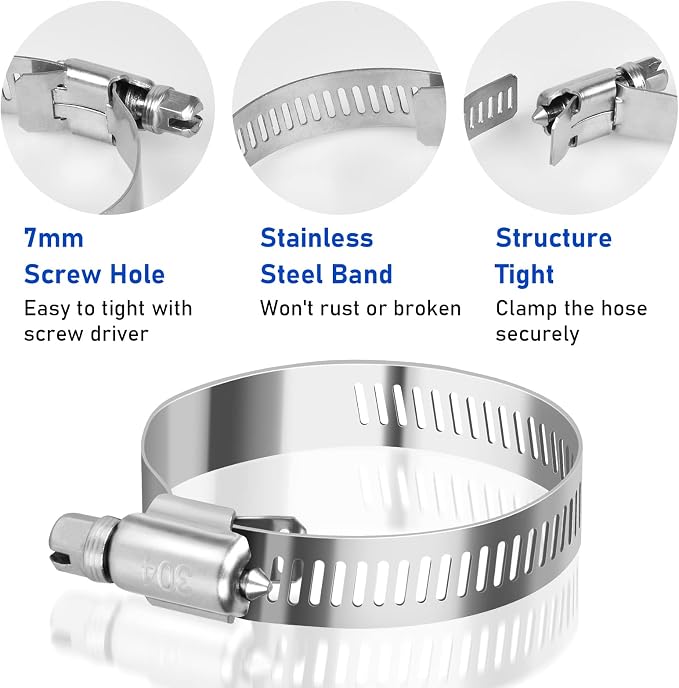 Hose Clamp 3/8 Inch, Automotive, Mechanical - Image 4