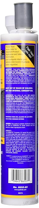 QUIKRETE Companies 865069 8.6 oz Fast Set Concrete Epoxy Repair - Image 2
