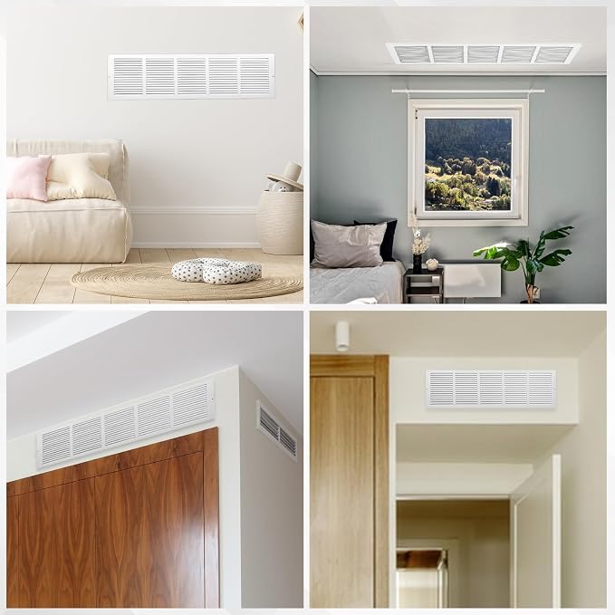 VOISEN Return Air Grille, Fits 30x8 Duct Opening, Steel Return Vent Cover - Image 9