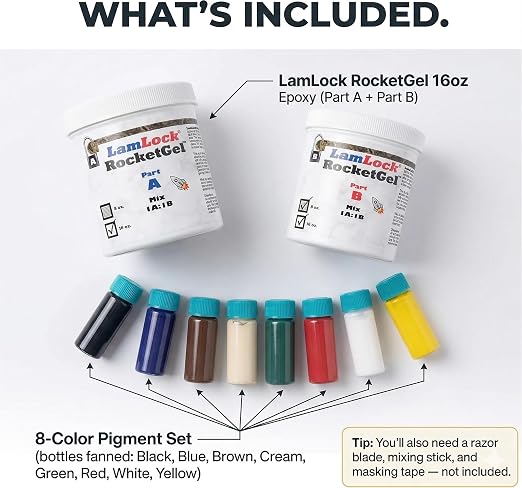 RocketGel 25 Minute Professional Epoxy Countertop Kit - Image 6