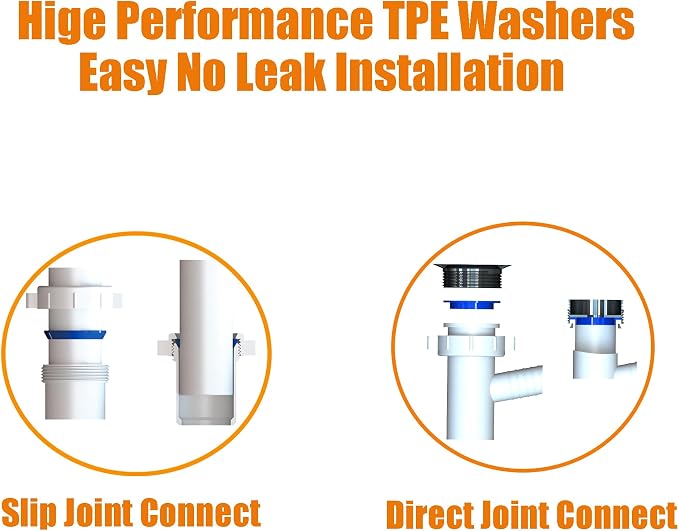 Kitchen Sink Drain Kit, for Most Kitchen Sink Drain Repair Kit and Bathroom - Image 4