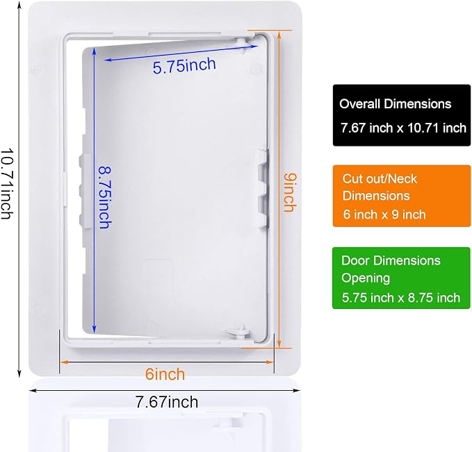 Access Panel 6x9 Inch, Wall & Ceiling Access Door - Image 2