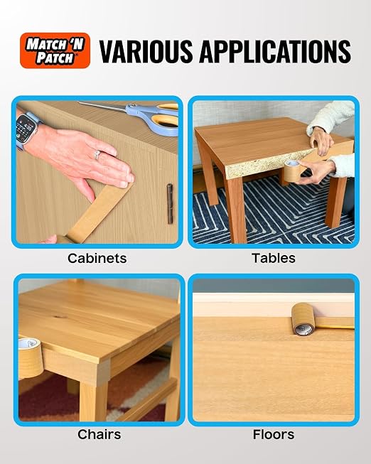 MATCH 'N PATCH Project+ Wood Grain Repair Tape - Image 4